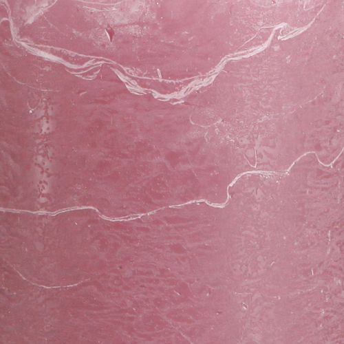 Artikel Durchgefärbt Stumpen Kerzen Rosa Altrosa 70x100mm 4 St