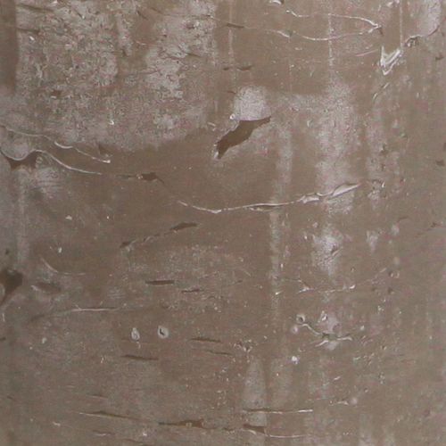 Artikel Durchgefärbte Kerzen Braun Stumpenkerzen 60×80mm 4 St