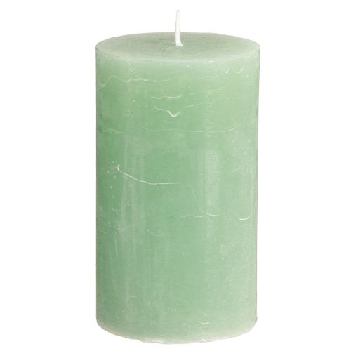 Artikel Durchgefärbte Kerzen Grün Jade Stumpenkerzen 70×120mm 4 St