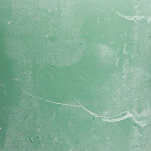 Artikel Durchgefärbte Kerzen Grün Jade Stumpenkerzen 70×80mm 4 St