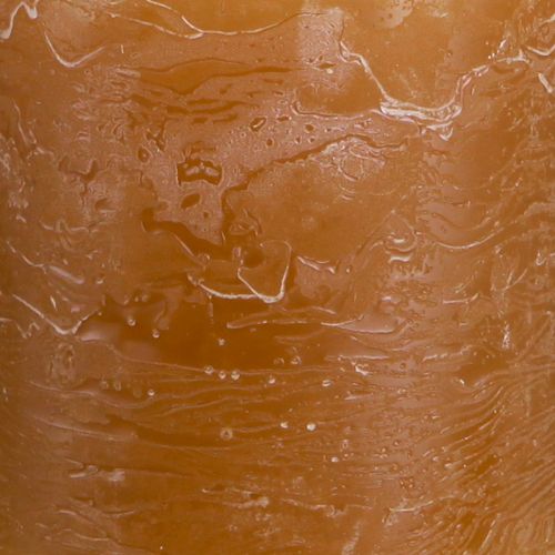 Artikel Durchgefärbte Kerzen Karamell Stumpenkerzen 70×80mm 4 St