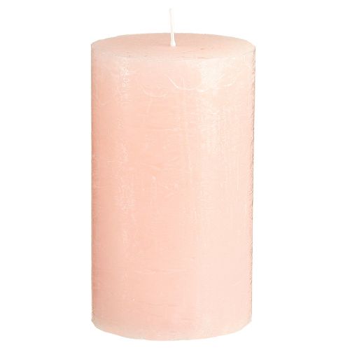 Artikel Durchgefärbte Kerzen Rosa Stumpenkerzen Hellrosa 70×120mm 4 St