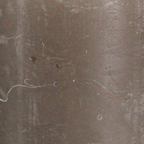 Artikel Durchgefärbte Stumpenkerzen Braune Kerzen 60x100mm 4 St