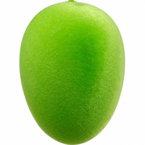 Artikel Ostereier zum Hängen bunt, Eier beflockt, Ostern, Frühlingsdeko 8 St