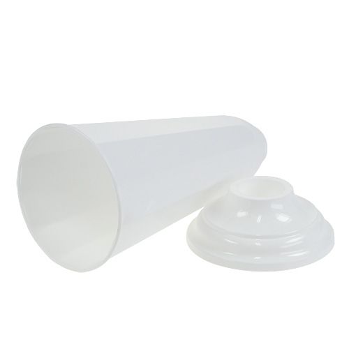 Artikel Einstellvase „Szwed" Weiß Ø16cm