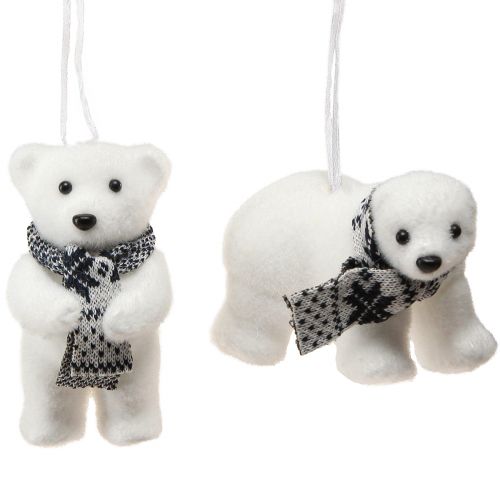 Artikel Eisbär Deko zum Hängen Winterdeko Figuren 11×7cm 4 St