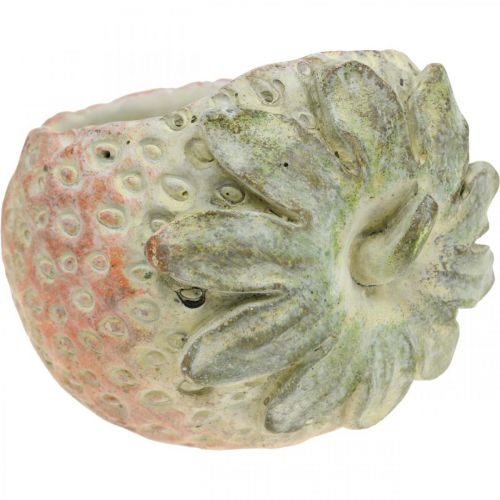 Artikel Deko-Erdbeere, Pflanztopf, Betondeko zum Bepflanzen L17cm