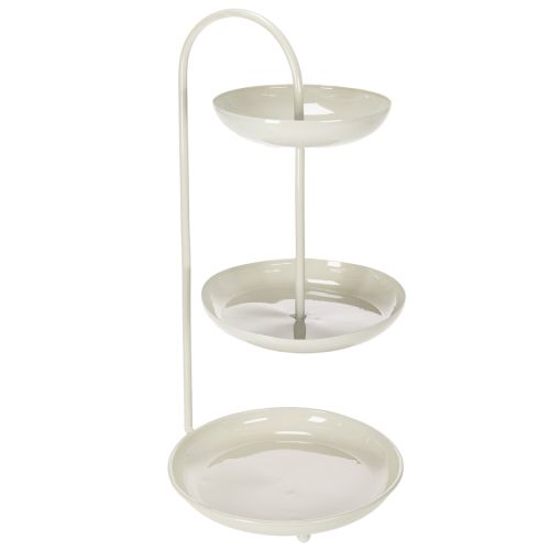 Etagere Tischdeko dreistöckig Ideal für Wohnzimmer Anlässe Hochzeitsfeier 55cm