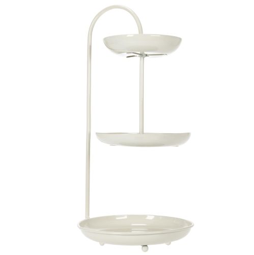 Etagere Tischdeko dreistöckig Ideal für Wohnzimmer Anlässe Hochzeitsfeier 55cm | Floristik24.de