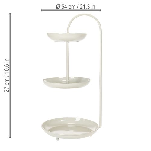 Artikel Etagere Tischdeko dreistöckig Ideal für Wohnzimmer Anlässe Hochzeitsfeier 55cm