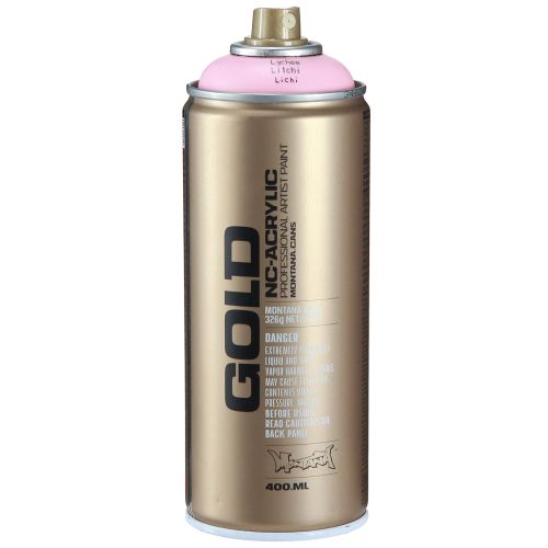 Floristik24 Farbspray Lack Rosa Lychee Sprühlack Montana Gold 400ml