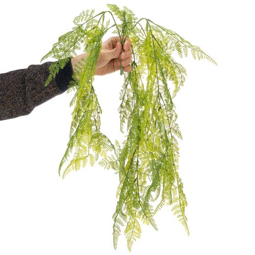 Künstlicher Farn Hängepflanze dekorativer Blickfang für Innenräume moderne Akzente 80cm | Floristik24.de