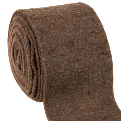 Artikel Filzband Wolle Braun 15cm x 5m für Deko und Basteln