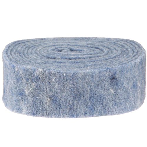 Artikel Filzband Blau 7,5cm 5m