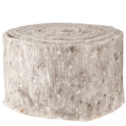 Artikel Filzband, Topfband Grau-Natur 15cm 5m