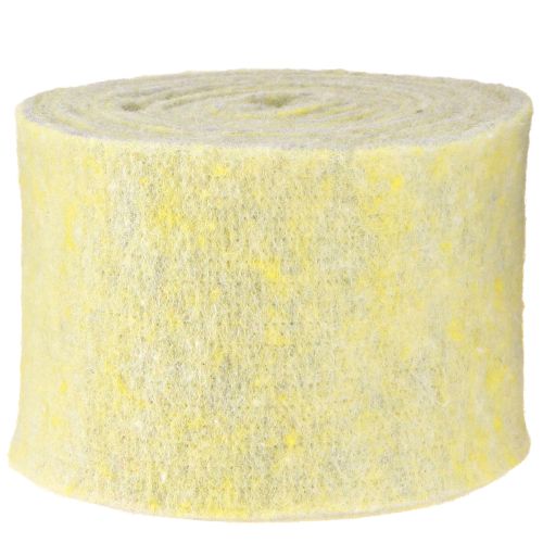Artikel Filzband Wollband Topfband Dekoband Grau Gelb 15cm 5m