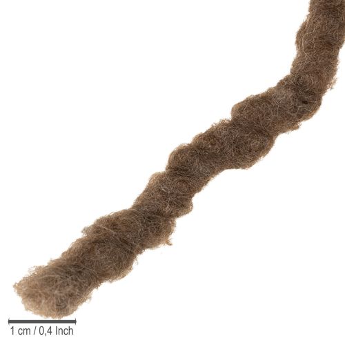 Artikel Flausch Mirabell Wollkordel Braun 25m Dekoband Floristik Basteln