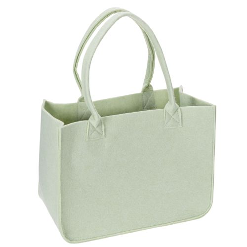 Artikel Filz Tasche mit floralem Motiv ideal für Deko mit Kunstblumen und Geschenkideen 38cm
