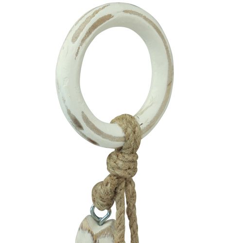 Artikel Fische aus Mangoholz zum Hängen Shabby Chic 19,5/15,5/10cm