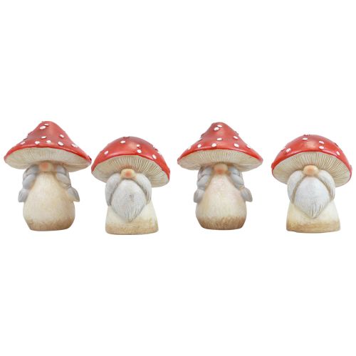 Floristik24 Fliegenpilz Deko Pilze Herbstdeko Rot Weiß Ø6cm H7,5cm 4 St