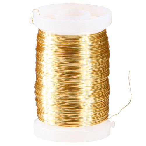 Artikel Floristendraht Myrtendraht Dekodraht Gold 0,30mm 100g 3 St