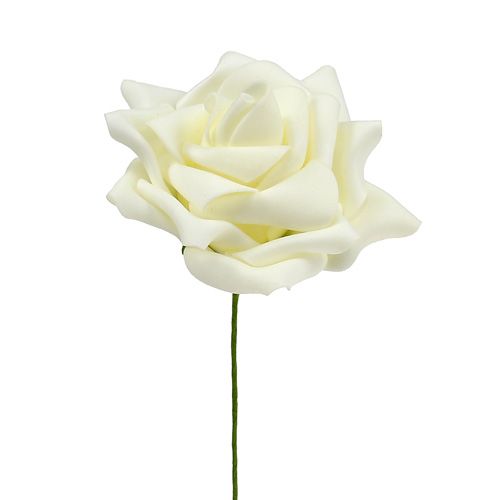 Artikel Foam Rose Ø 10cm creme 8 St