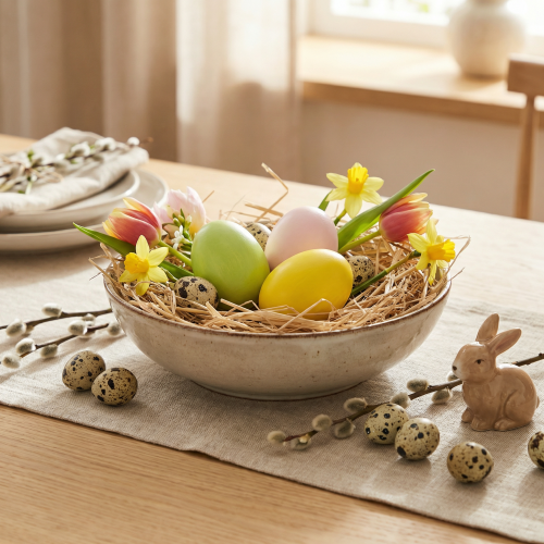 Artikel Ostereier Dekoration Echte Gänseeier für frühlingshafte Zimmergestaltung 8cm 10St