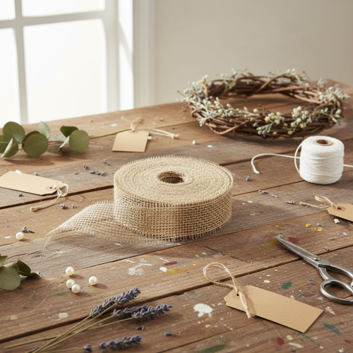 Artikel Juteband Natur 5cm 40m