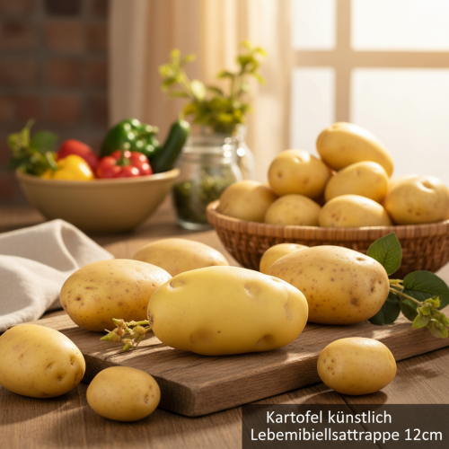 Kartoffel künstlich Lebensmittelattrappe 12cm | Floristik24.de