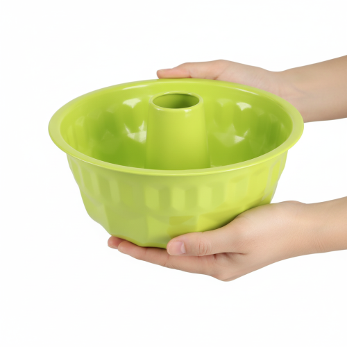 Artikel Metall Deko Gugelhupf Kuchenform Apfelgrün Ø23cm H12cm