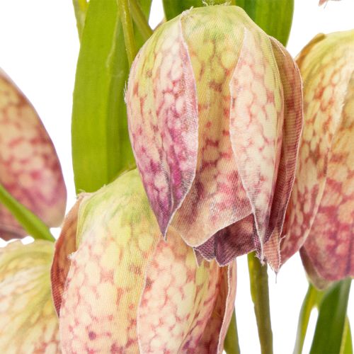 Artikel Kunstblume Schachblume filigrane Deko für Wohnräume 60cm 3St