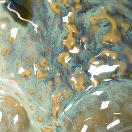 Artikel Frosch Figur Sommerdeko aus Keramik für Wohnung und Balkon 12cm 3St