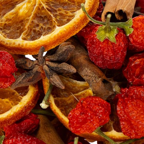 Artikel Getrocknete Orangenscheiben Deko Set mit Zimt und Sternen für festliche Tischdekoration 70g