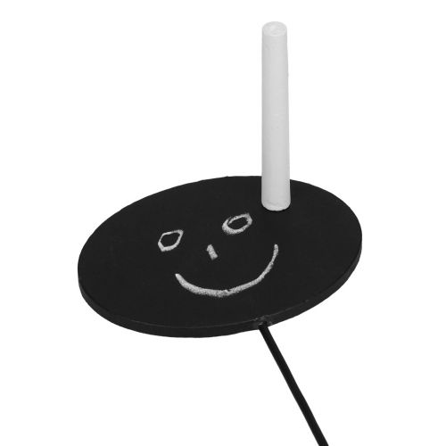 Artikel Pflanzetiketten Beetstecker Holz Holzschilder Oval Schwarz 19cm 12St