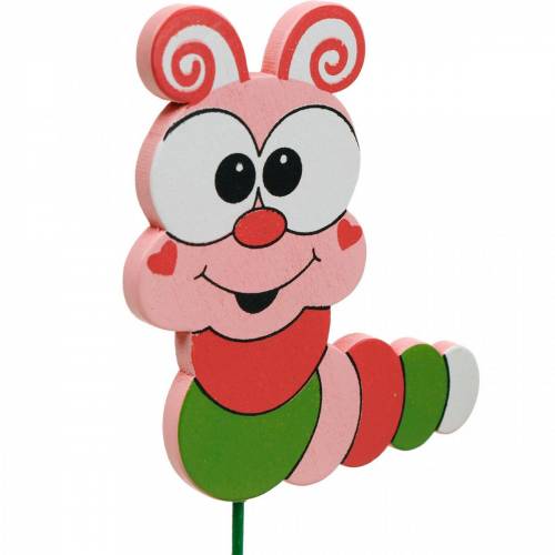 Artikel Gartenstecker Raupe Blumenstecker Frühlingsdeko Sommerdeko 16 St
