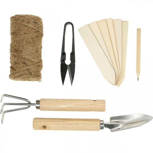 Artikel Gartenwerkzeug-Set, Grundausstattung Kleingeräte in Box 22×15×5,5cm