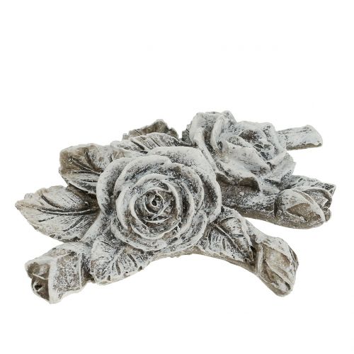 Artikel Rose für Grabschmuck Polyresin 10cm x 8cm 6 St