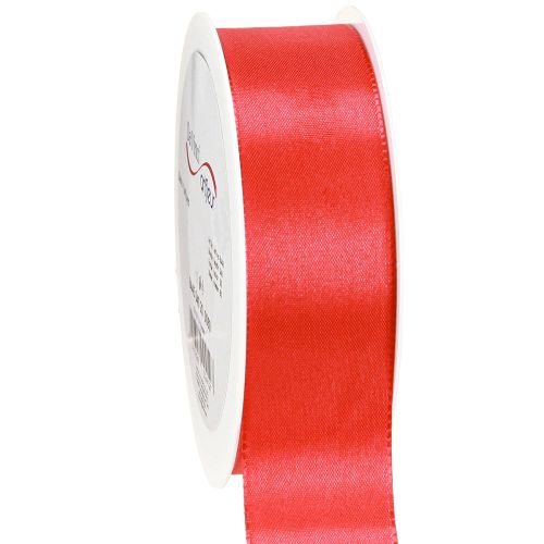 Geschenkband und Dekoband Polyesterband Rot 40mm 50m