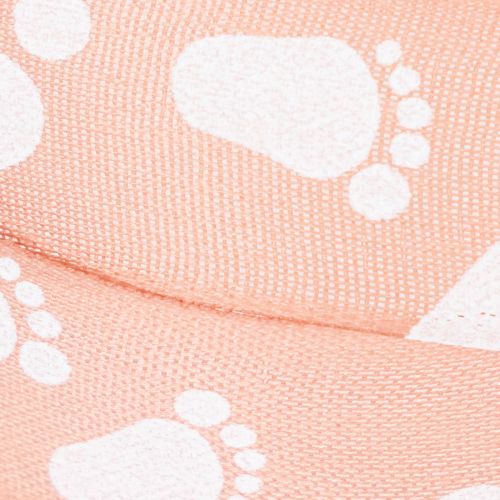 Geschenkband Baby Füße Deko Taufe Band Rosa 25mm 16m | Floristik24.de