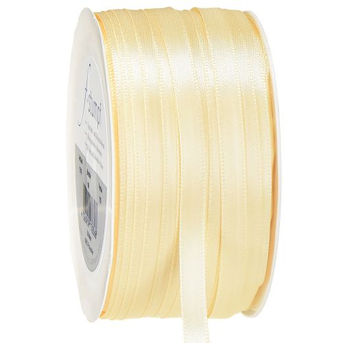 Artikel Geschenkband Creme Dekoband Satinband 6mm × 50m