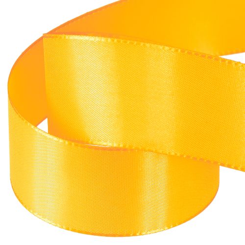 Artikel Geschenkband Dekorationsband Orange Seidenband 40mm 50m