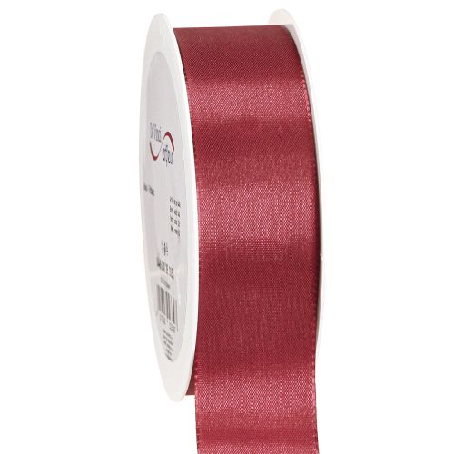 Geschenkband Dekorationsband Taft Bordeaux 40mm 50m