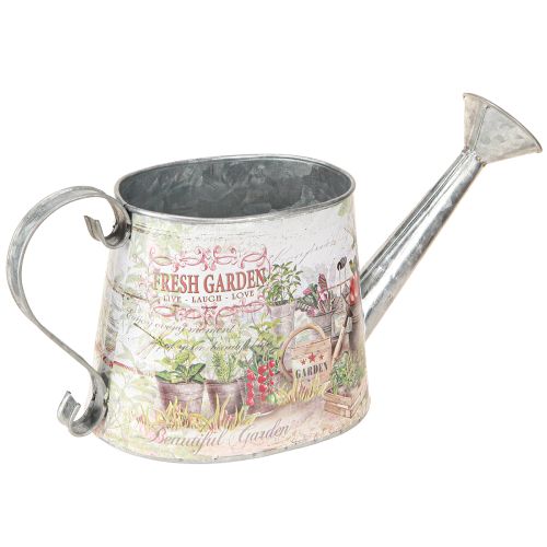 Artikel Gießkannen Deko Silber Metall Fresh Garden 30x11x14,5cm