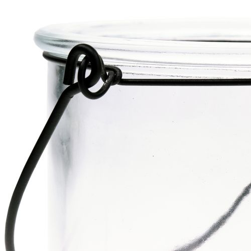 Artikel Windlicht Glas zum Hängen Ø12cm H12,5cm 2St