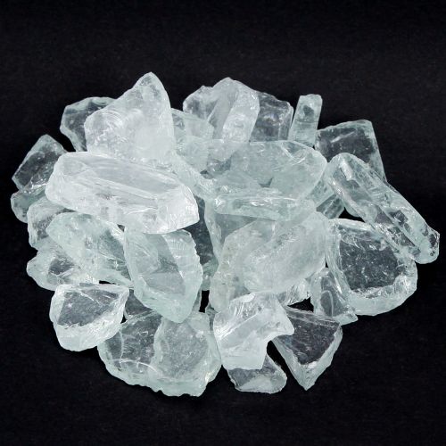 Glassteine 25mm - 35mm Naturfarben 2kg