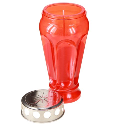 Artikel Grablichter Rot Grabkerzen Brenndauer 18h Ø9cm H19cm 4 St