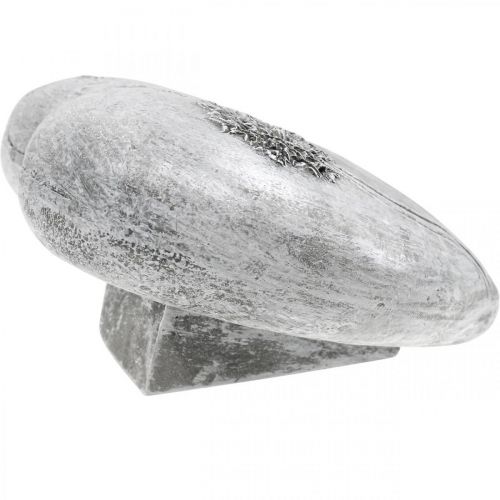 Floristik24 Grabschmuck Herz mit Spruch „Wir vermissen Dich“ 12cm 4 St