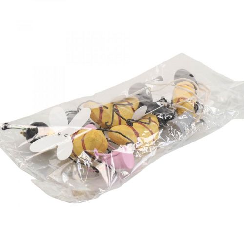 Artikel Hängedeko Fensterdeko Biene Holz Metall Dekofigur 10cm 4St