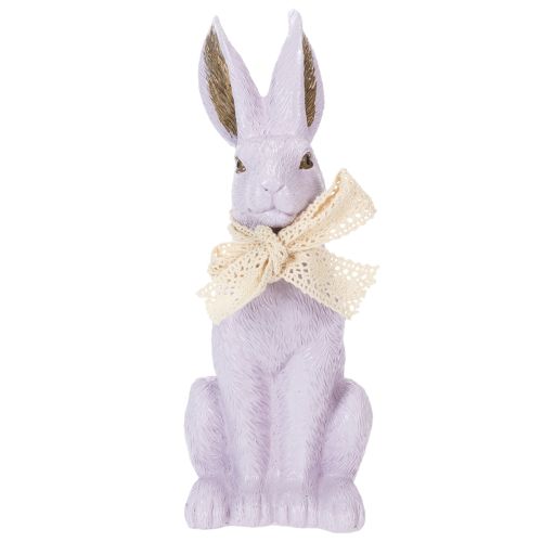 Artikel Osterhase Dekofigur mit Schleife zur stilvollen Osterdekoration im Haus 27cm