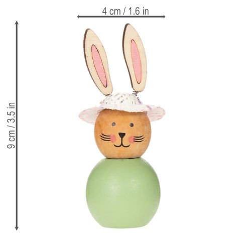 Artikel Holz Osterhasenfiguren Ostern Tischdeko Niedliche Hasenfiguren Frühlingsdeko 9cm 8St